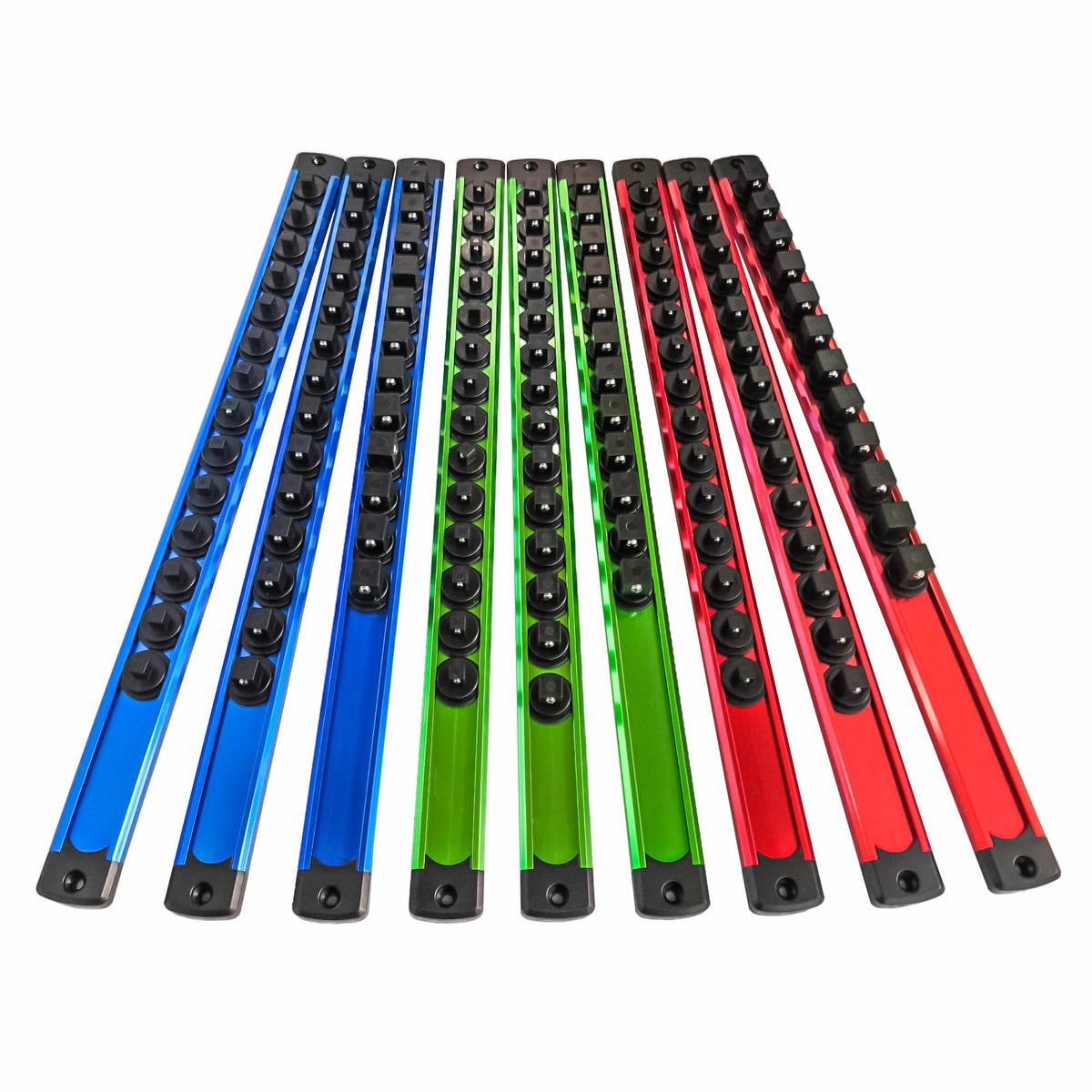 WEAREN magnetic socket organizer with nine detachable trays for quick access