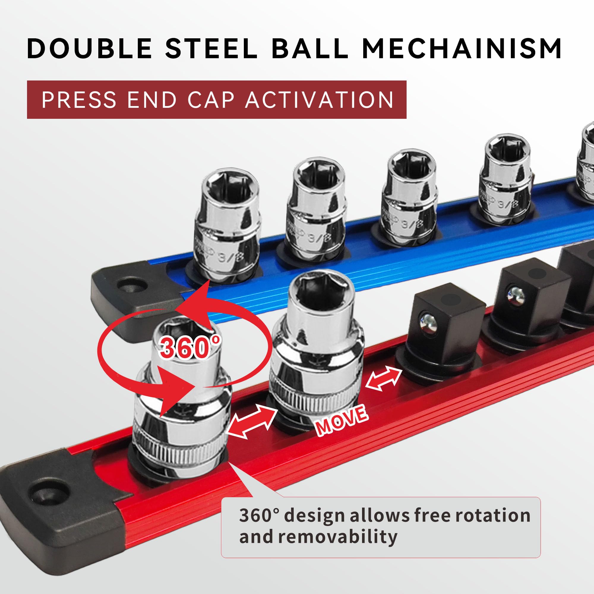 WEAREN magnetic base secures organizer to metal surfaces for space saving