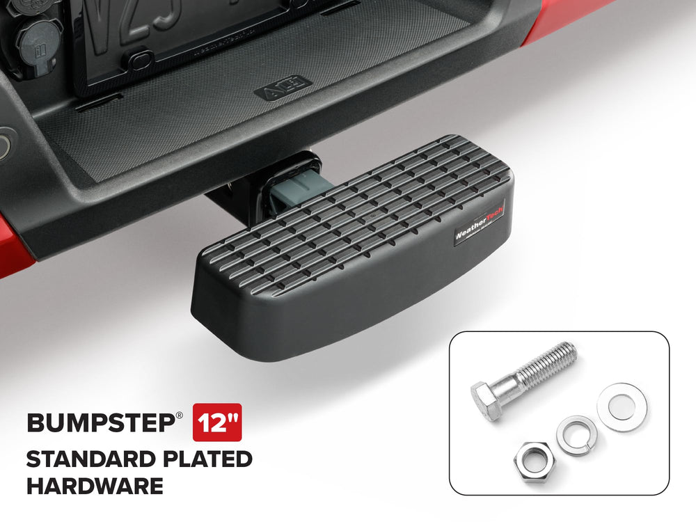 WeatherTech BumpStep fits 2inch receivers for quick mounting