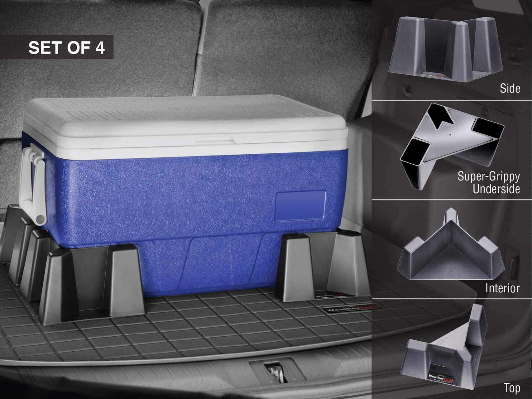 WeatherTech CargoTech containment system prevents cargo from shifting on the road.