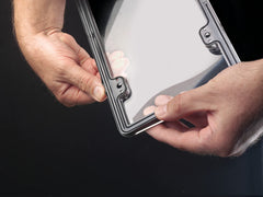 WeatherTech ClearCover gasket closeup illustrating a moisture seal detail