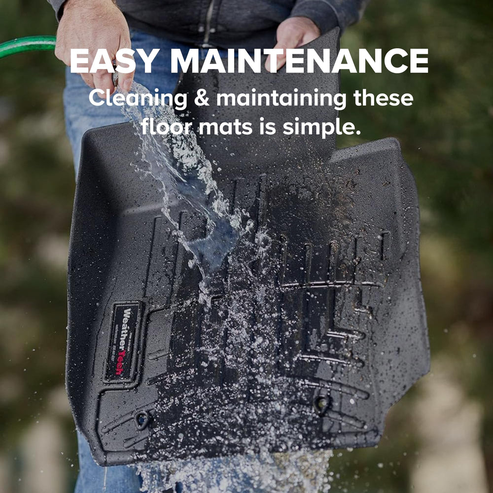 WeatherTech FloorLiner easy to remove and clean after muddy adventures.