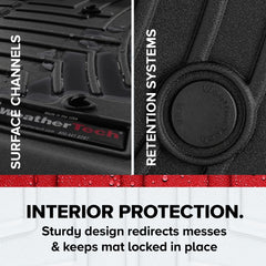 WeatherTech Suburban fullset edges prevent leaks and overflow.