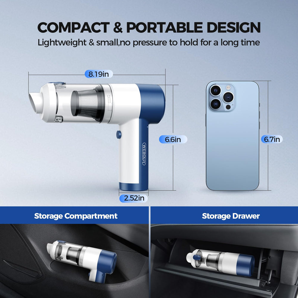 WEBOLLY USB-C charging enables quick power-ups anywhere