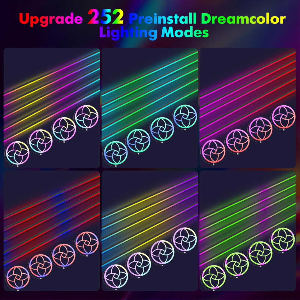 WEBUPAR Dreamcolor music sync with mic reacts to sound.