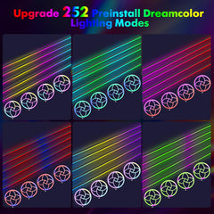 WEBUPAR Dreamcolor music sync with mic reacts to sound.