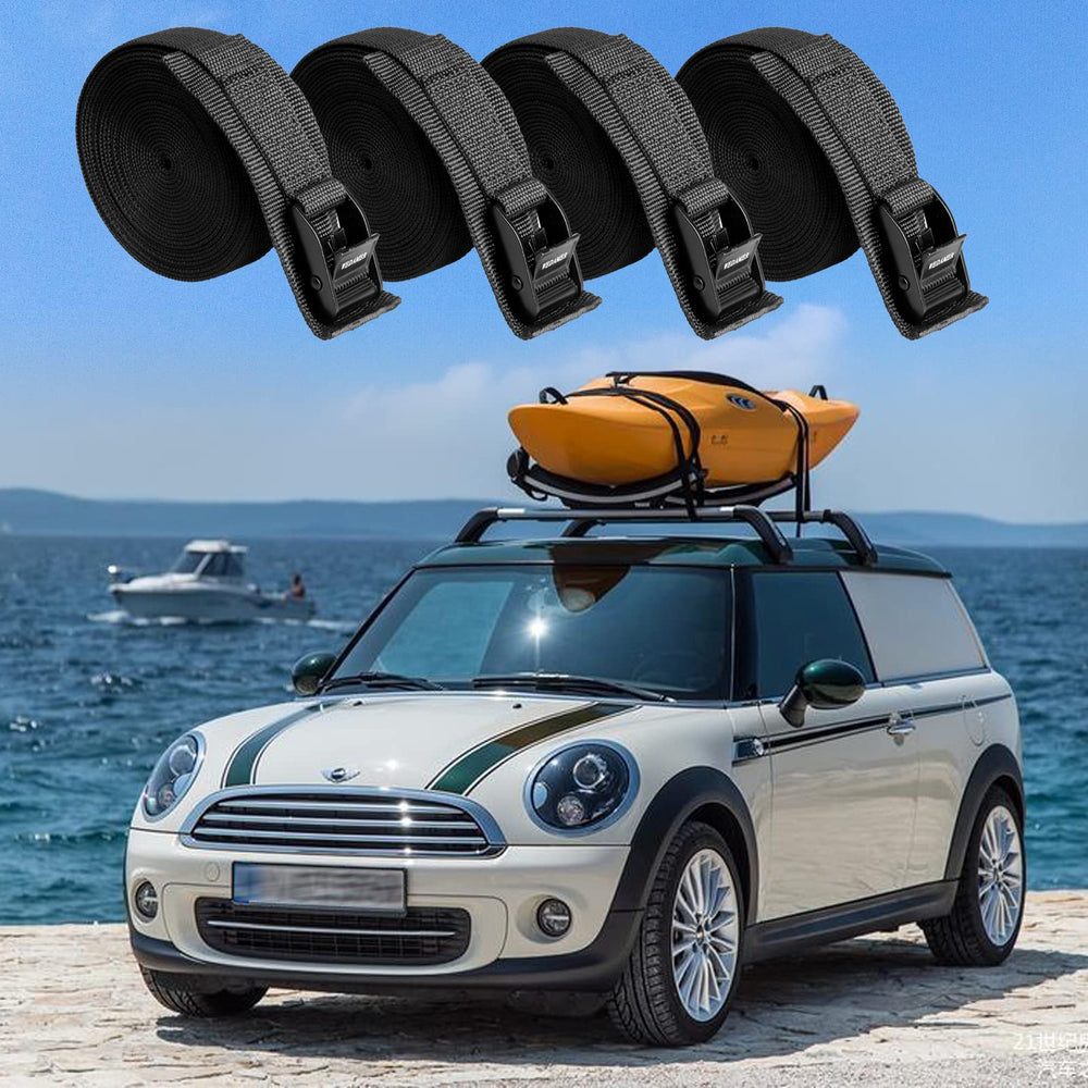 Wedamer boat trailer strap prevents gear movement on rough roads.
