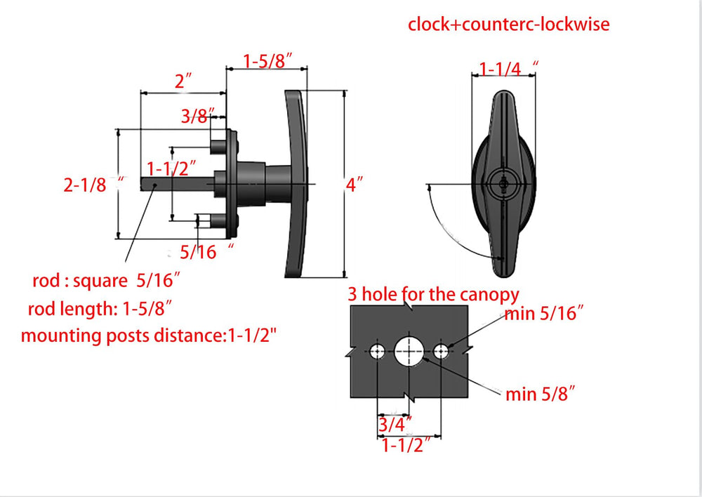 Dust-cover close-up shows keyhole shield on Wedelweib lock