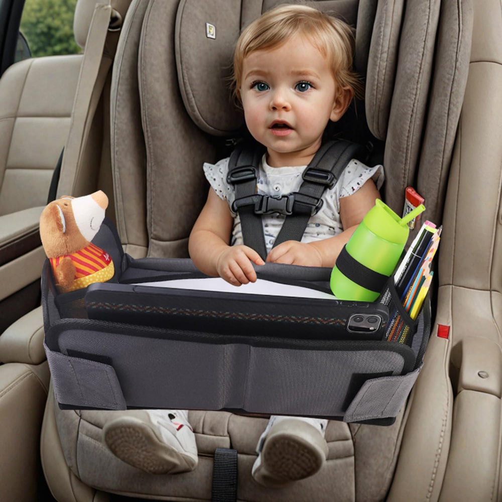 WedFeir adjustable strap ensures tray stays stable on most seats