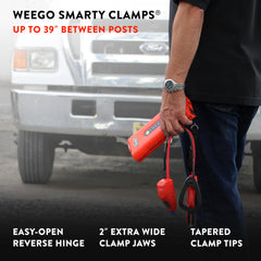 Weego 70 weighs about 3.5 pounds for portable handling
