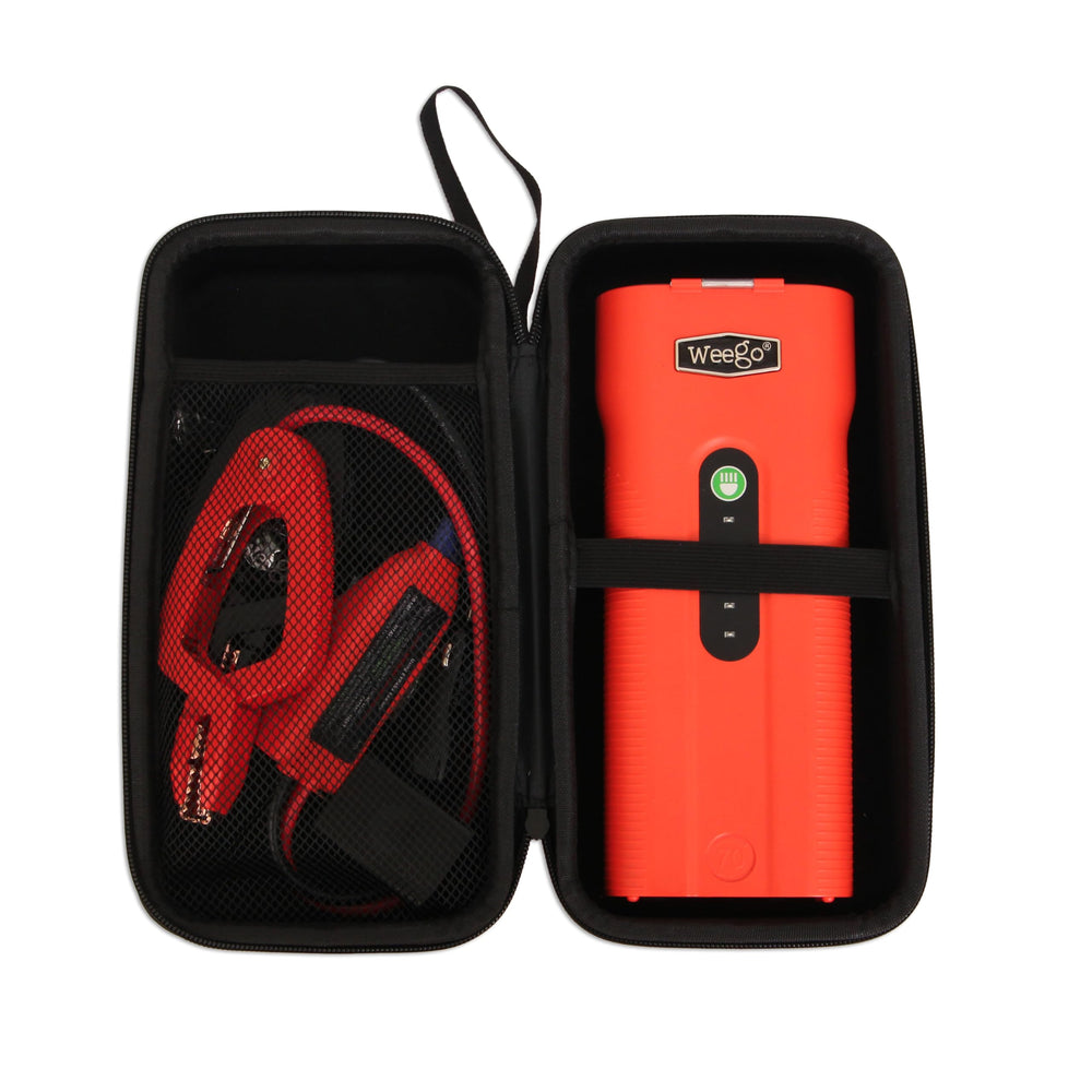 Built-in power bank to charge devices on the go