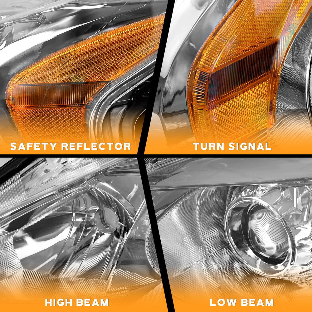 WEELMOTO Altima headlight assembly 2013-2015 ready for plug-and-play fitment