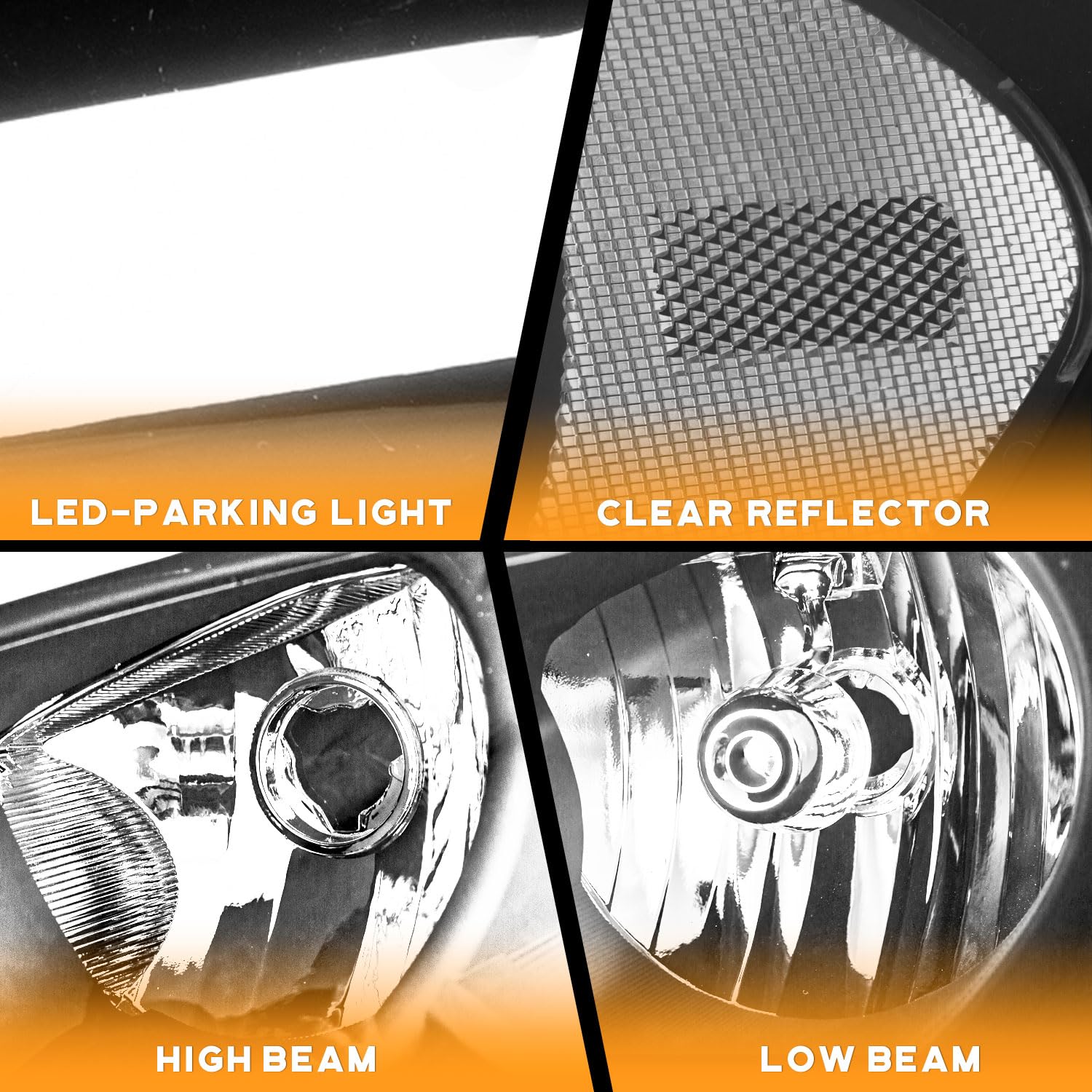 WEELMOTO Chevy Impala Limited headlight assembly installed for modern look
