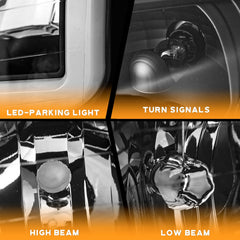 WEELMOTO DRL headlight assembly for Pathfinder/Armada 2004 adds modern flair