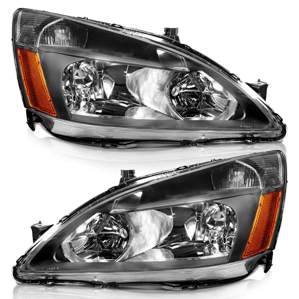 WEELMOTO headlight assembly for Honda Accord left side offers perfect fit and enhanced visibility.
