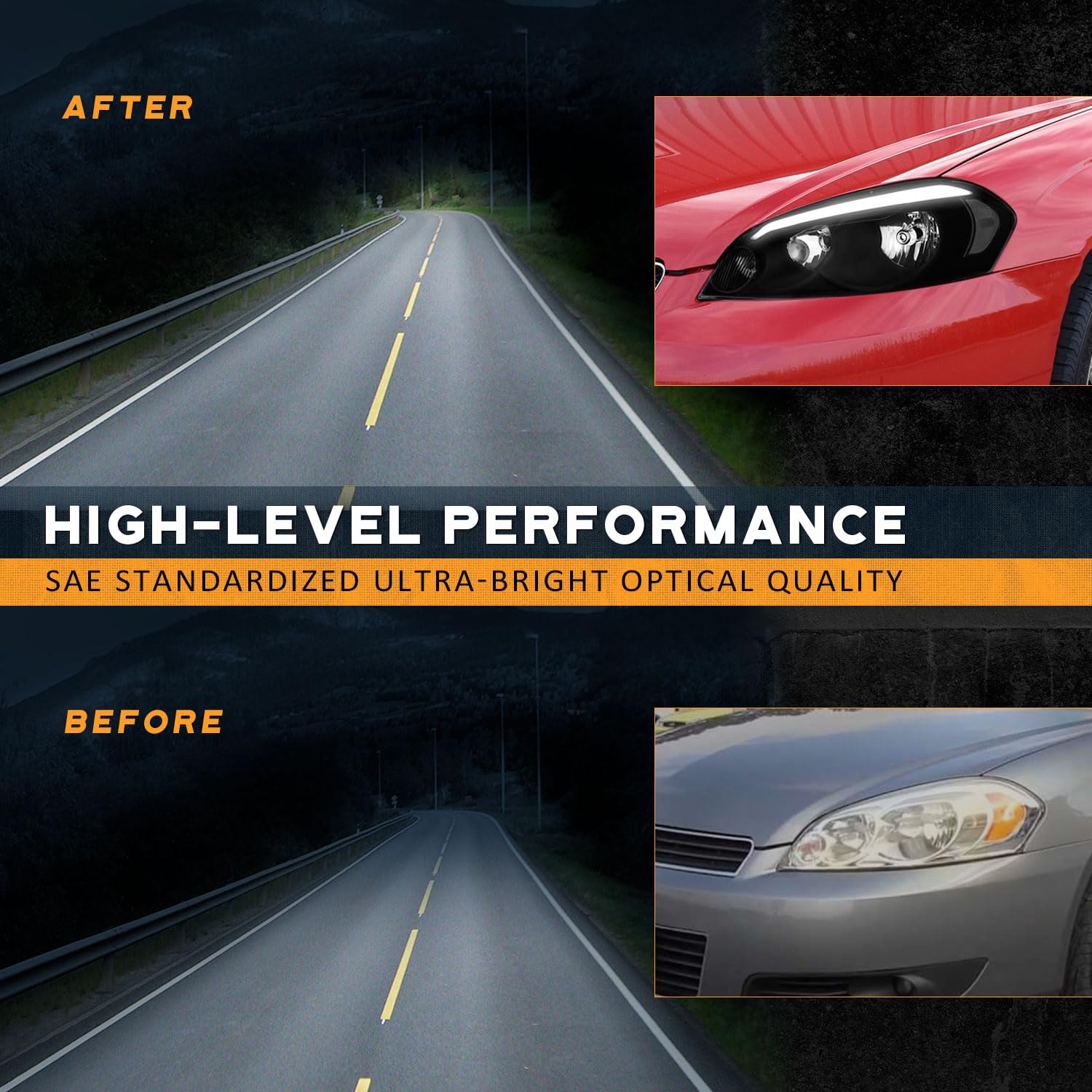 WEELMOTO headlight clear reflector highlighting sharp illumination