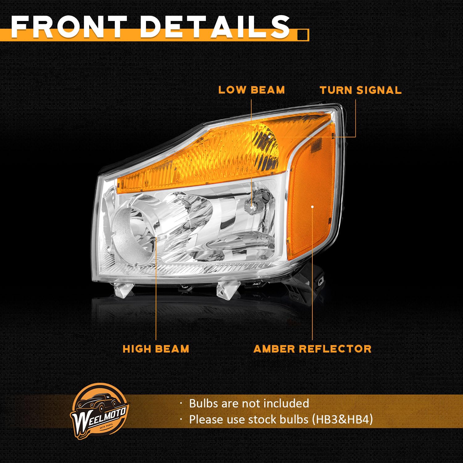 WEELMOTO tested headlight withstands rain, dust, and vibration for durability.