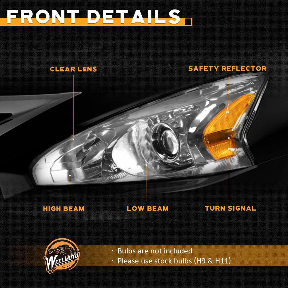 WEELMOTO Headlight plug-and-play installation guide for easy fitment