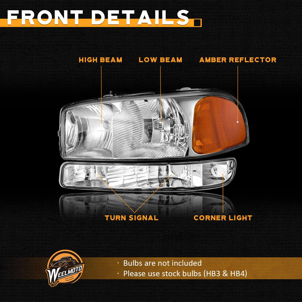 WEELMOTO Sierra 3500 Classic right headlight retrofit option.