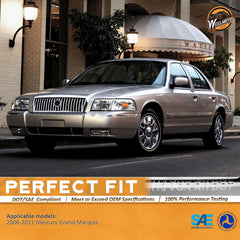 WEELMOTO chrome bezel detail highlights premium plating and a bold, modern look for Grand Marquis.