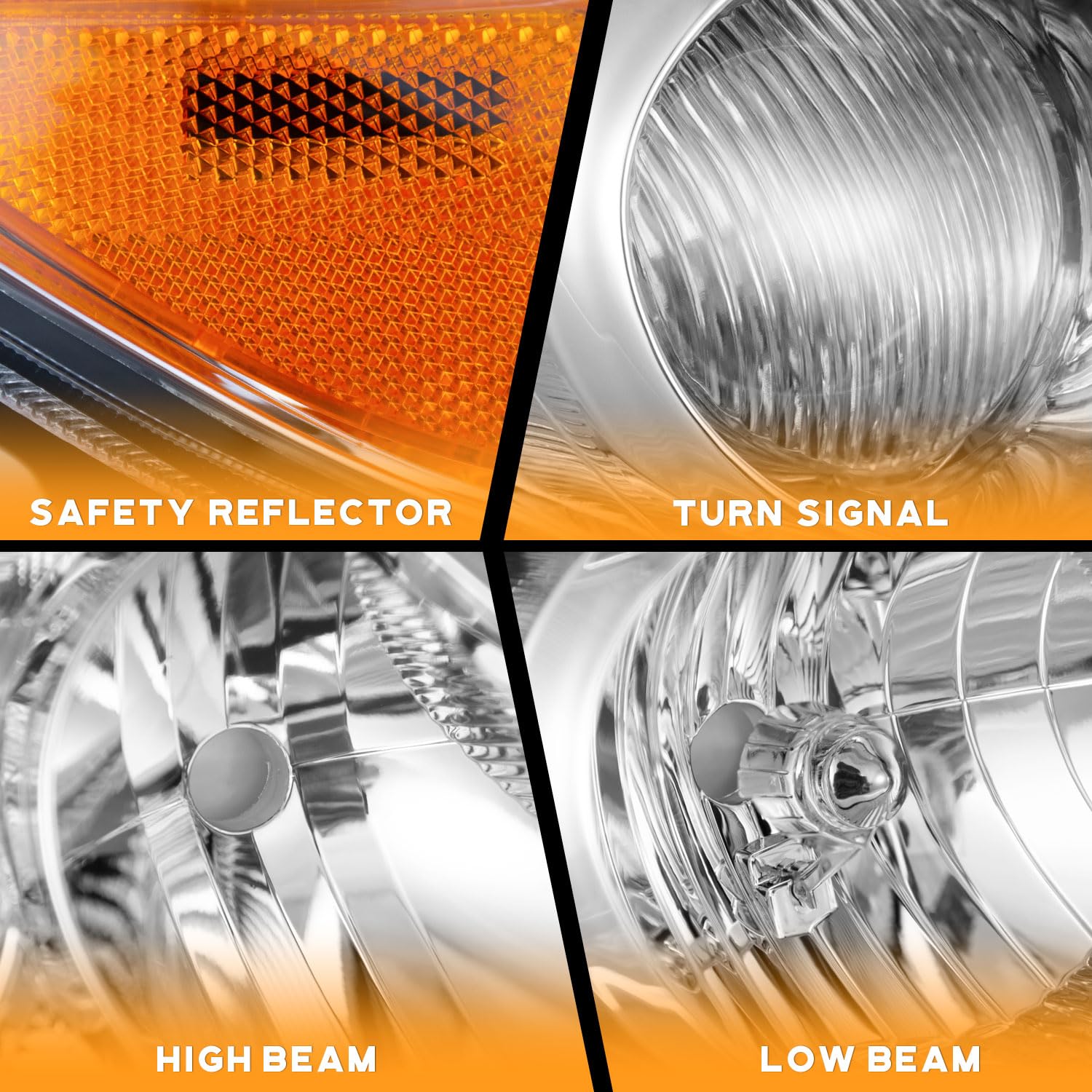 Durability test photo showing materials and build quality of WeelMoto headlights