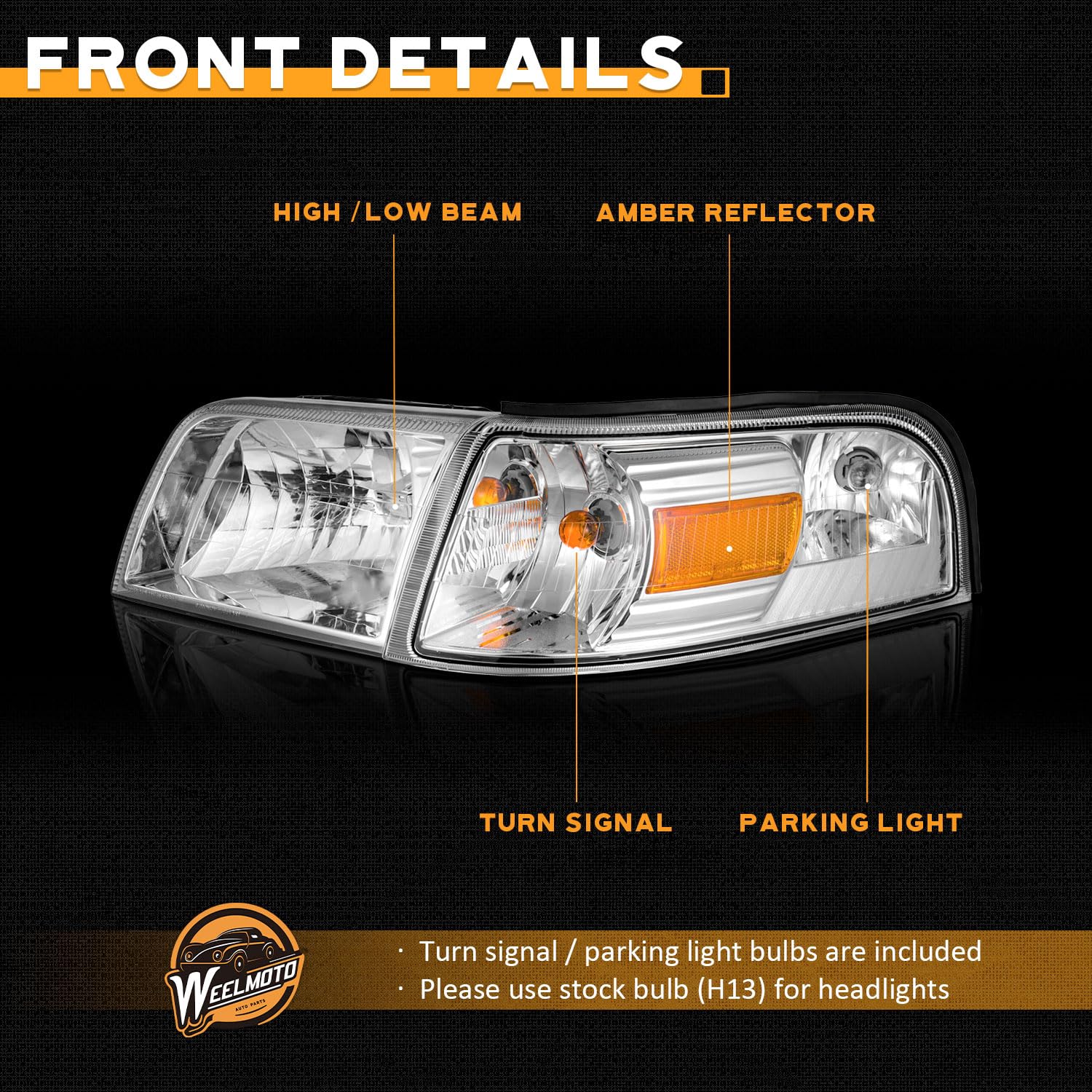 WEELMOTO installation-plug-play kit offers an easy fit for quick replacement.