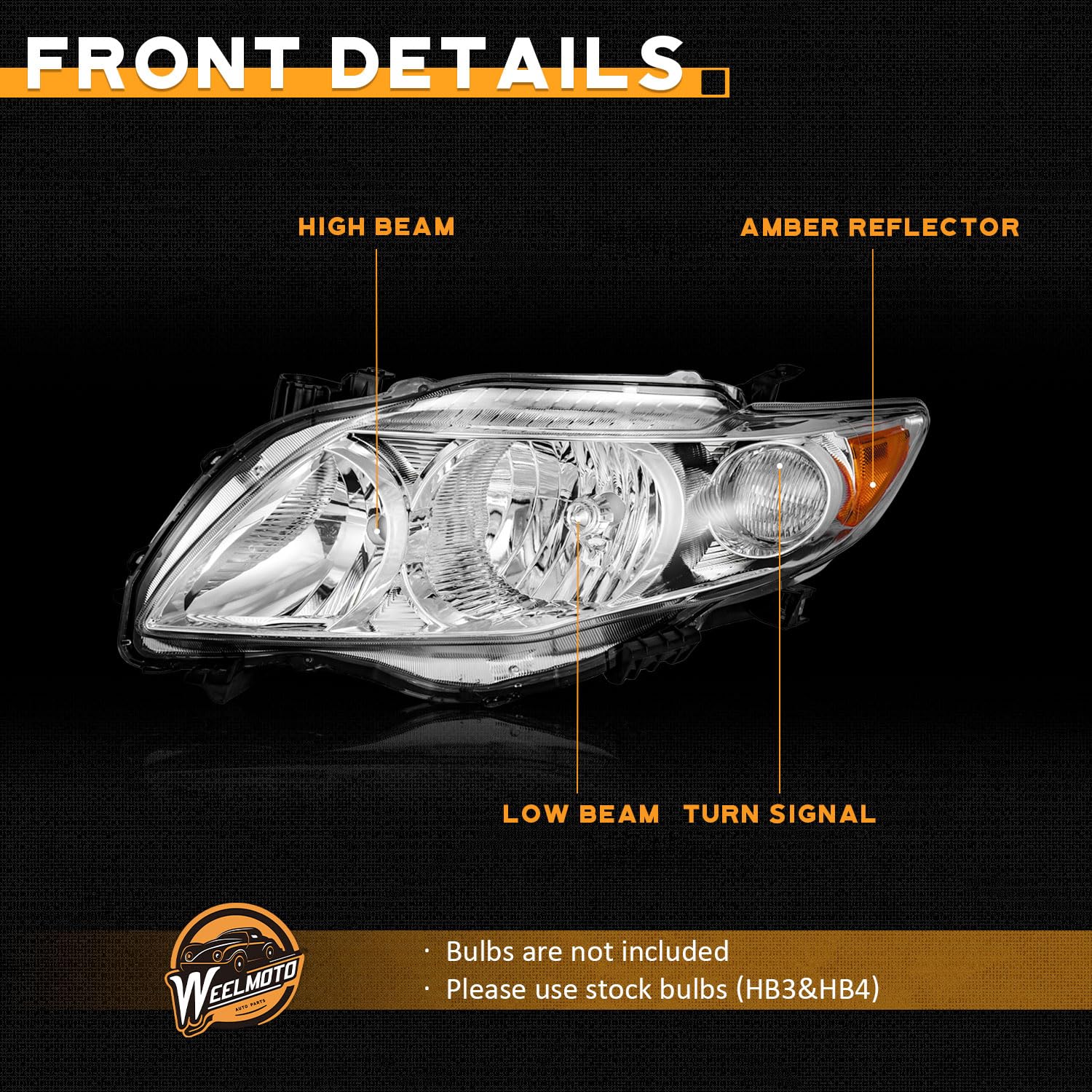 Night-use demonstration of WeelMoto headlights producing bright, SAE-compliant illumination