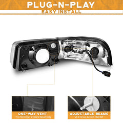 WEELMOTO headlight quality control test scene shows durability under harsh conditions.