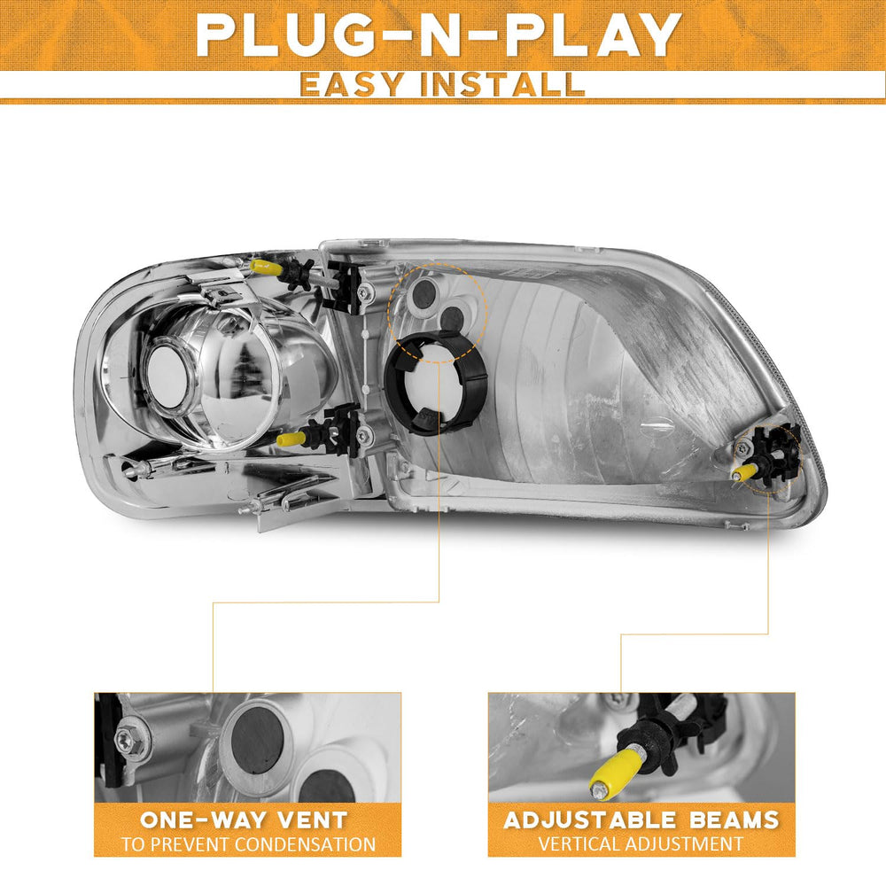 WEELMOTO headlight back is weather-sealed to resist moisture.