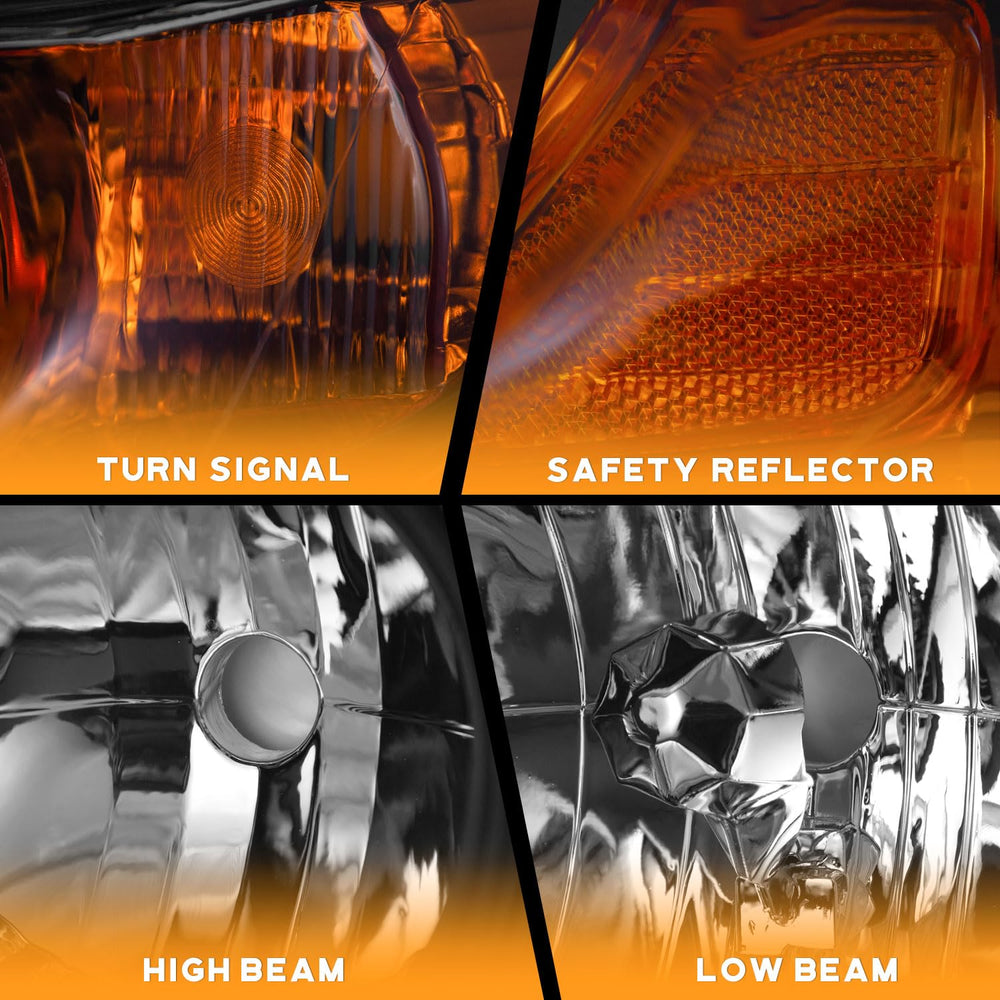 WEELMOTO Honda Civic 2006-2011 right headlight assembly for precise fit