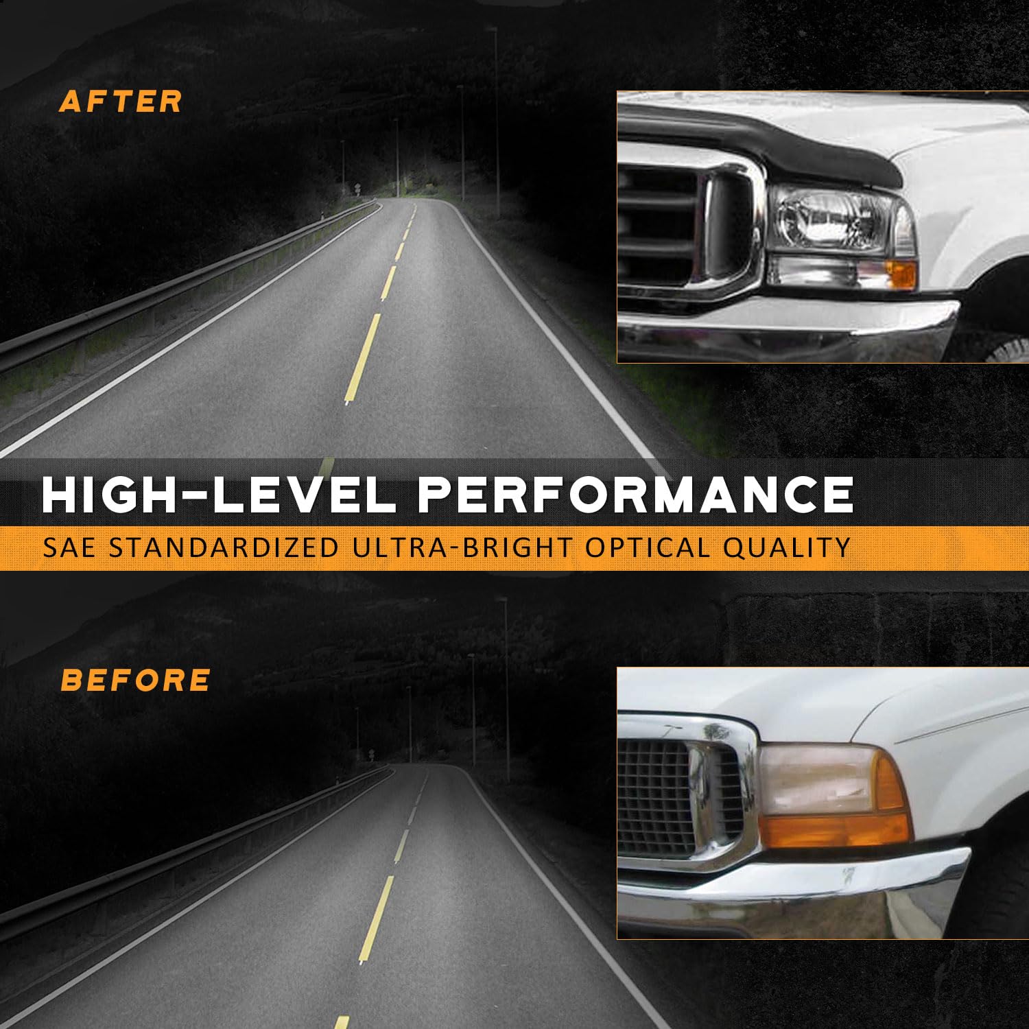 WEELMOTO SAE-compliant light pattern for improved nighttime visibility.