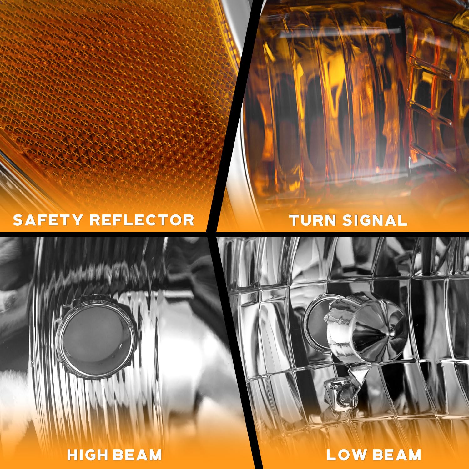WEELMOTO premium chrome finish withstands daily road wear.