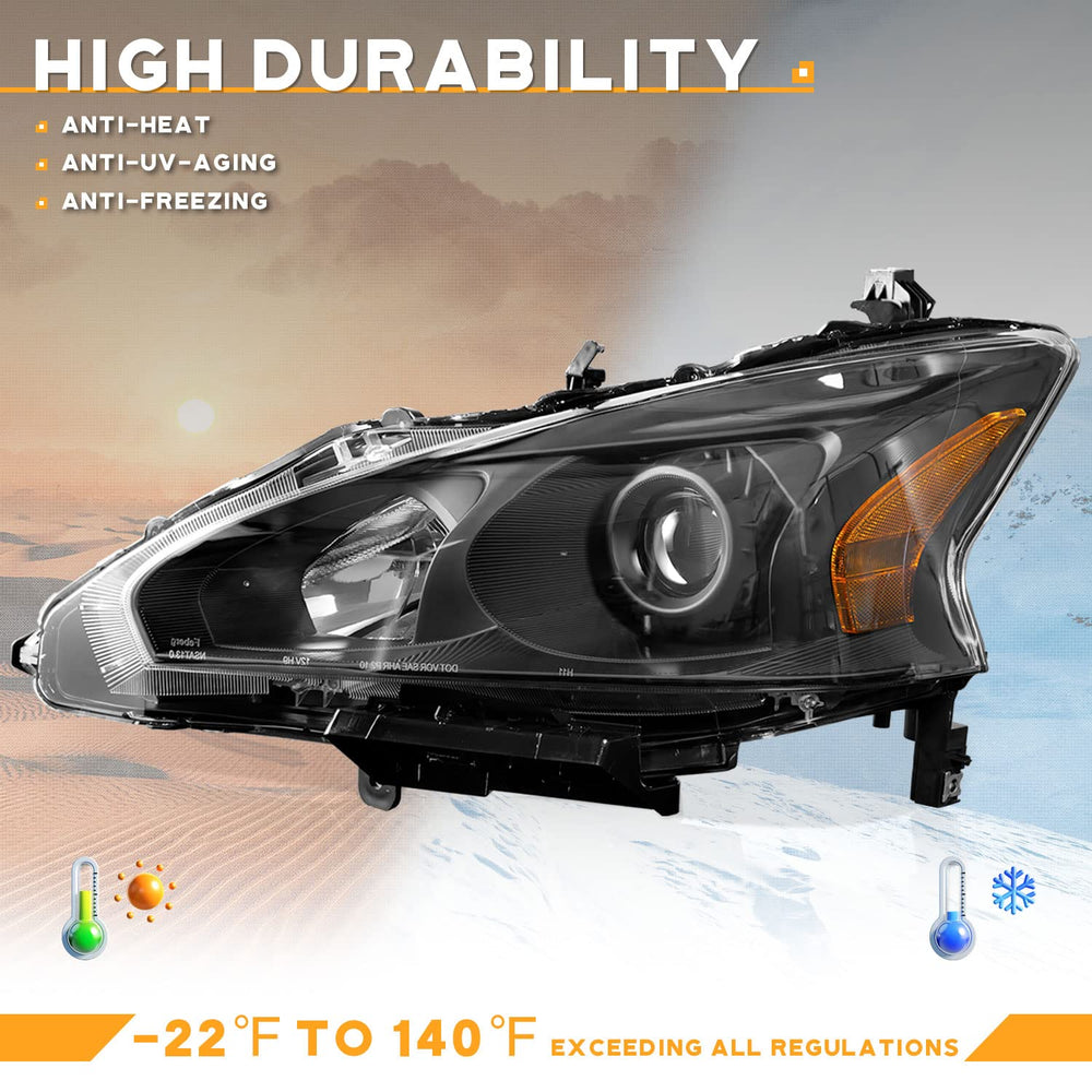 WEELMOTO SAE-compliant beam pattern for brighter, clearer night driving.