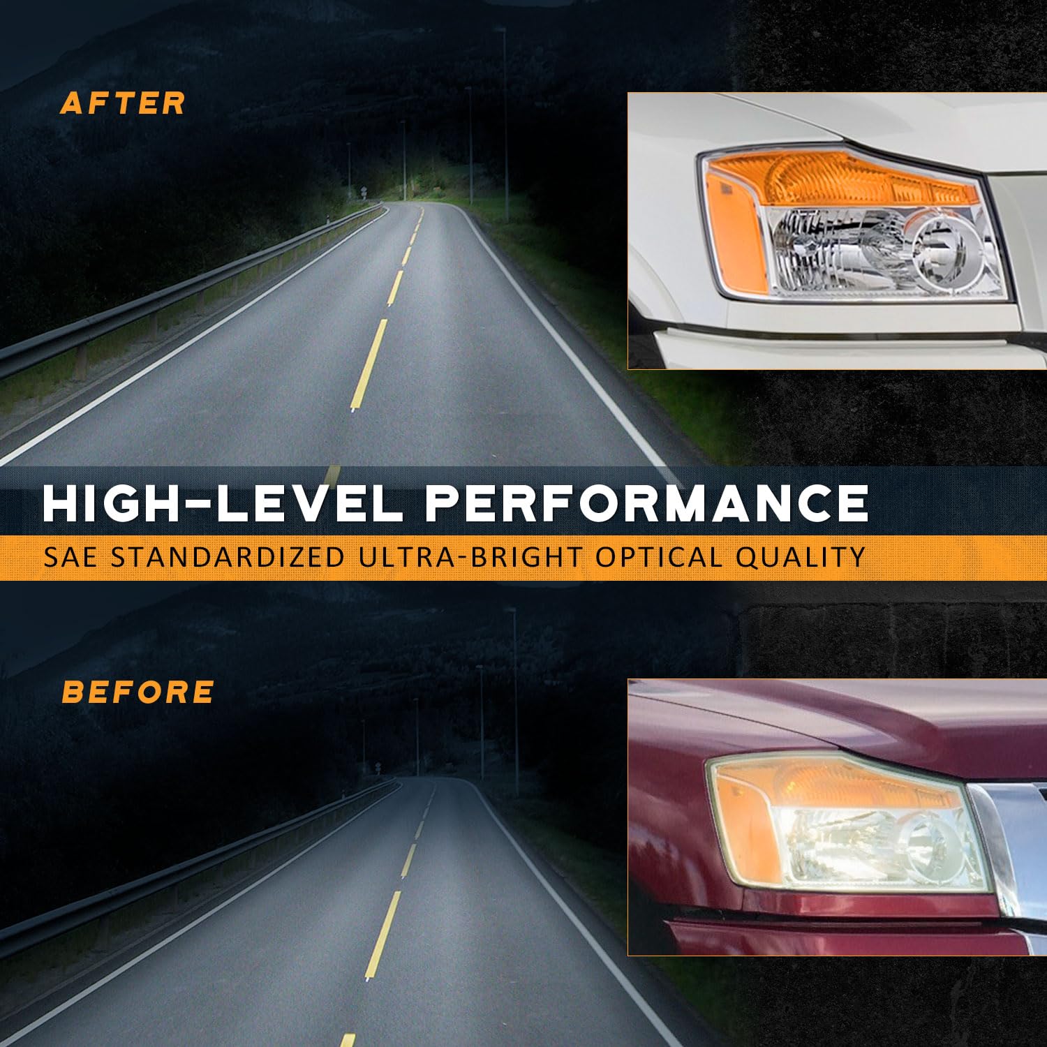 WEELMOTO SAE-compliant beam pattern ensures clear road illumination.