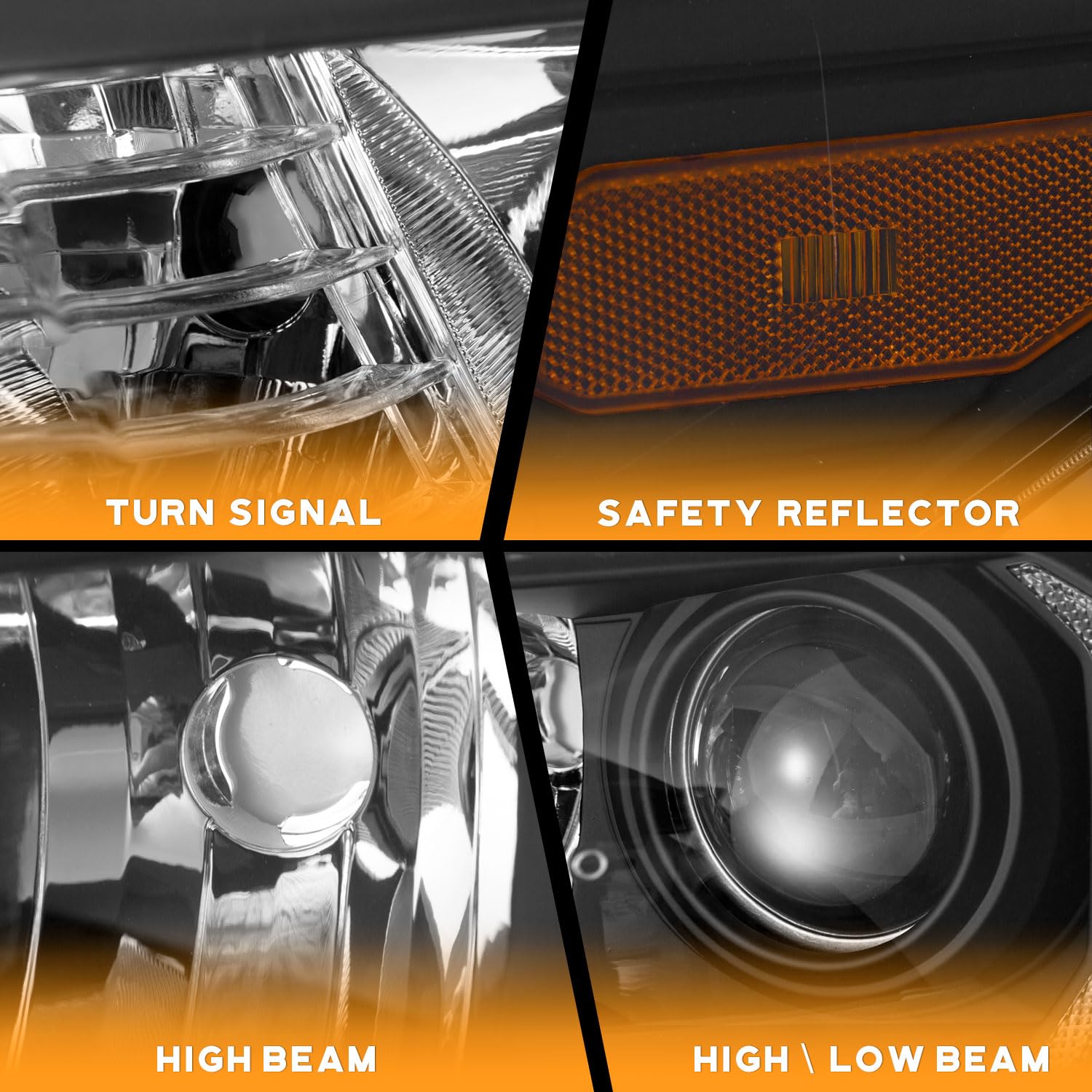 Plug-and-play WEELMOTO DRL headlights for 2016-2022 Toyota Tacoma.