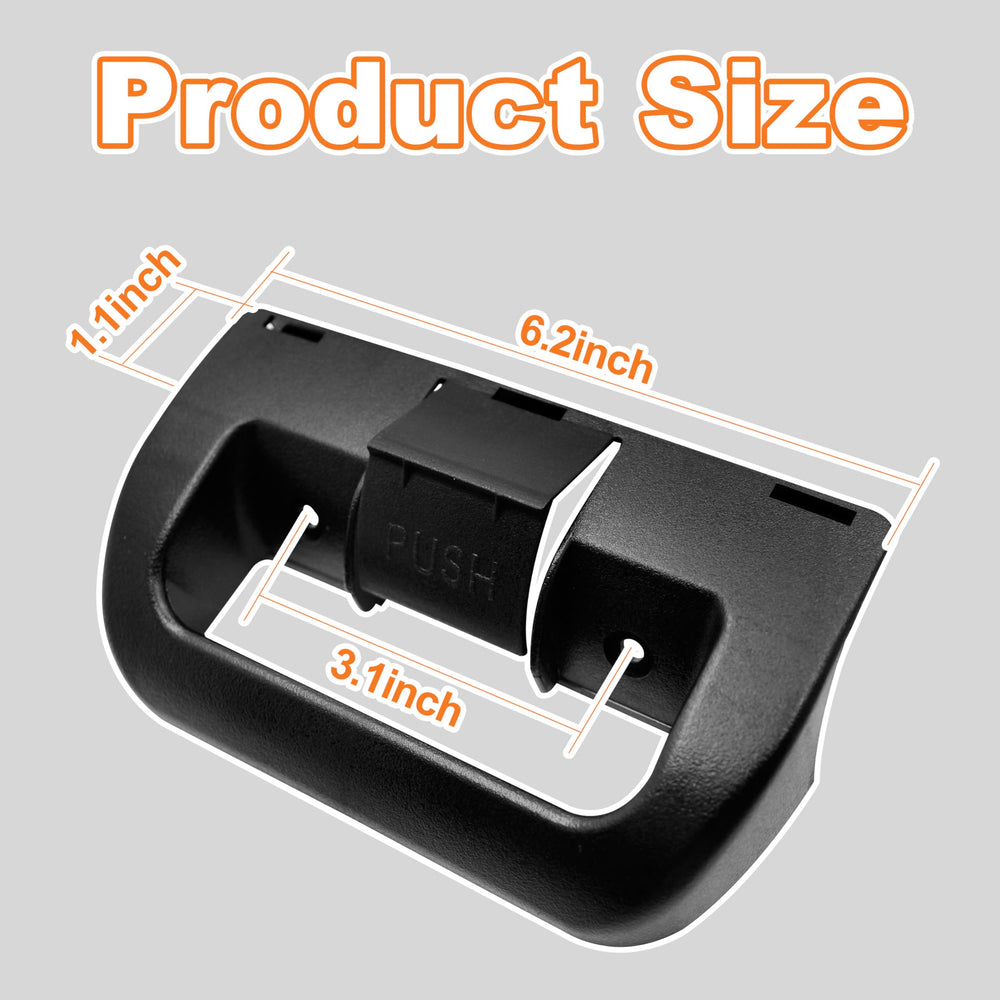 WEHOPE DM2862 door handle, hard plastic, ergonomic grip for smooth door movements.