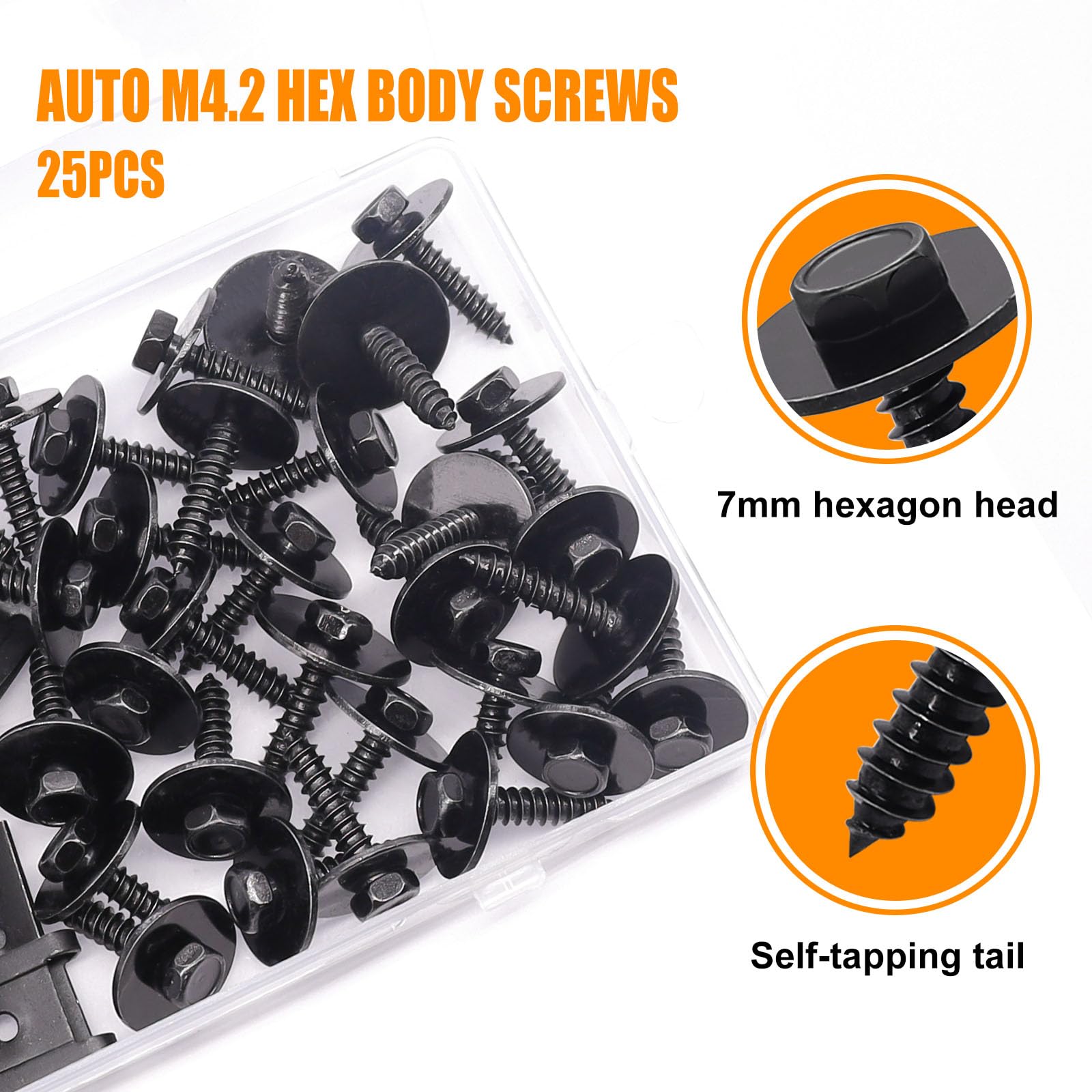 Weideer fasteners on automotive panels ready for easy installation and reliable hold.