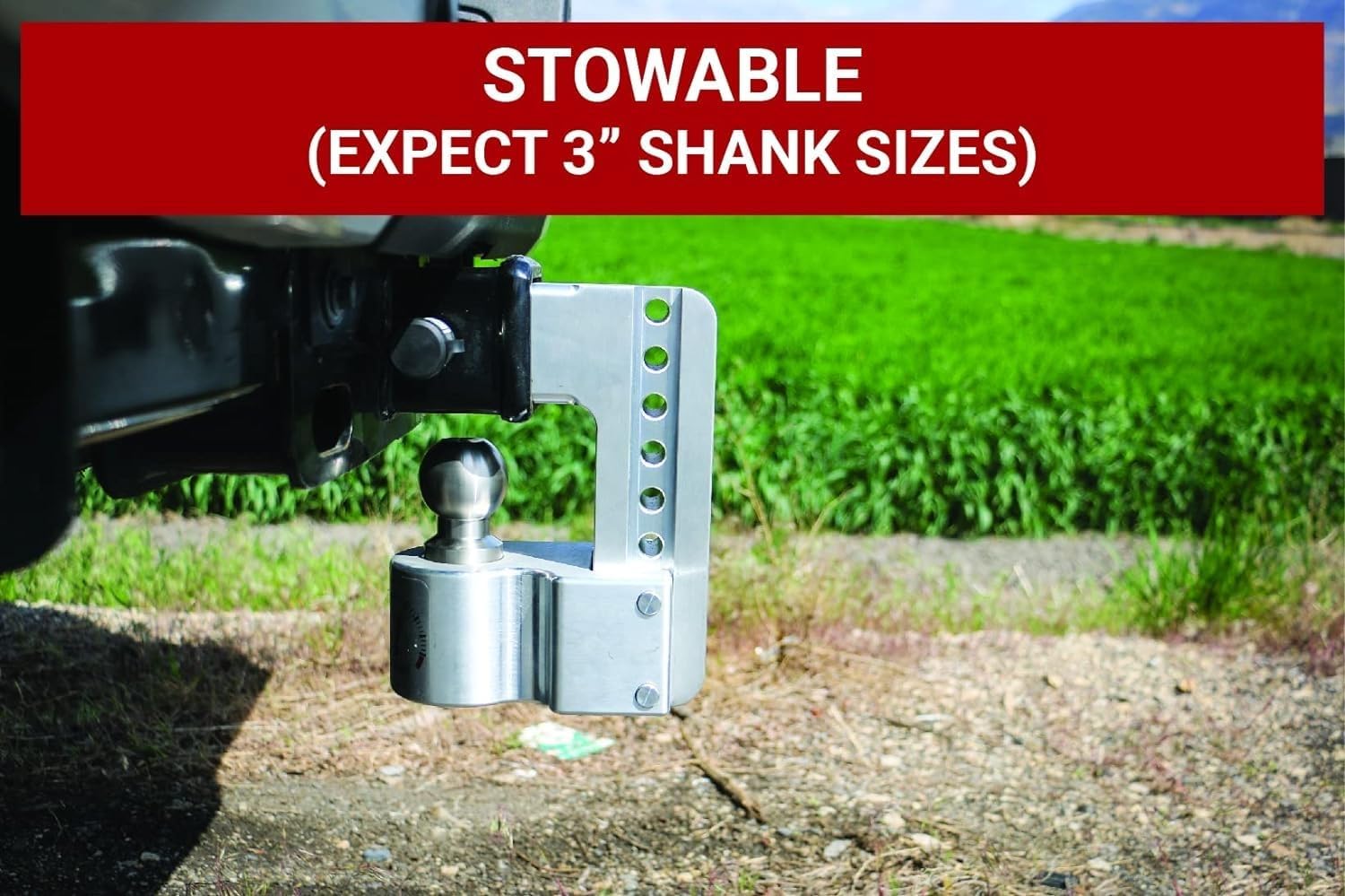 Weigh Safe 2-inch receiver compatibility for easy attachment.