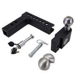 Weigh Safe Aero Hitch built-in weight scale helps verify load before towing.