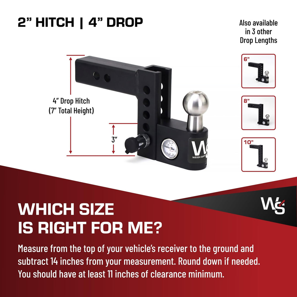 Weigh Safe Aero Hitch installed on a truck receiver for versatile towing