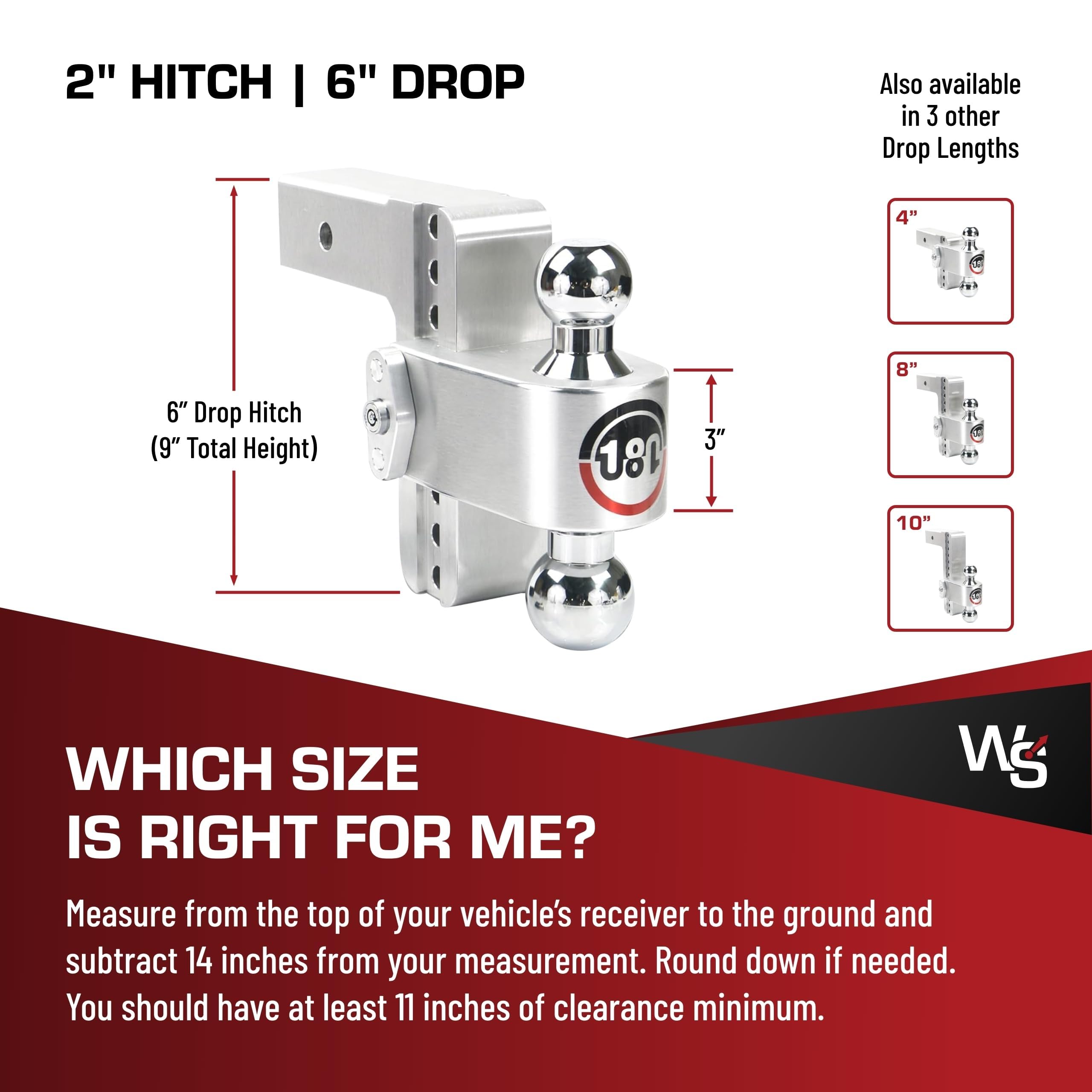 Weigh Safe locked slider mechanism enhances hitch security during use.