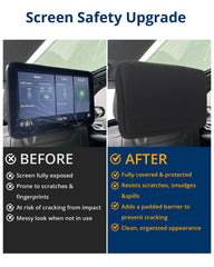 Two-pack WEIGUZC protection guarding both rear entertainment screens.