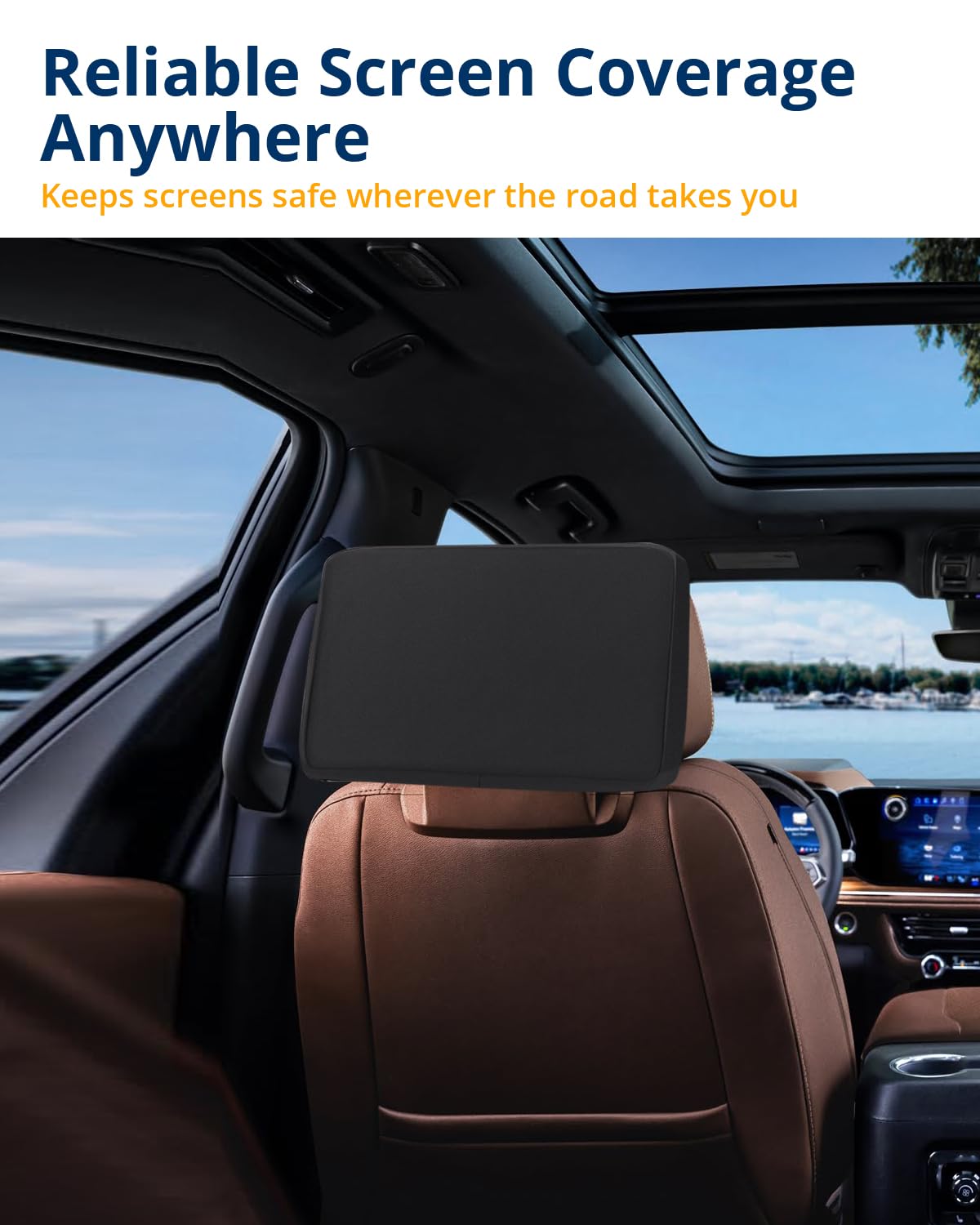 Two screens protected during travel with WEIGUZC covers.
