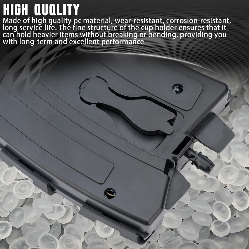 WEILEITE BMW cup holder side view demonstrates compact fit.