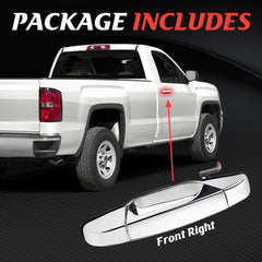WEILEITE chrome front right door handle for Cadillac Escalade adds a premium finish