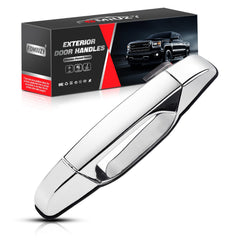 WEILEITE chrome front right door handle for Chevy Silverado enhances exterior style and quick access