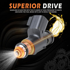 WEILEITE fuel injector packaging ready-to-install replacement part.