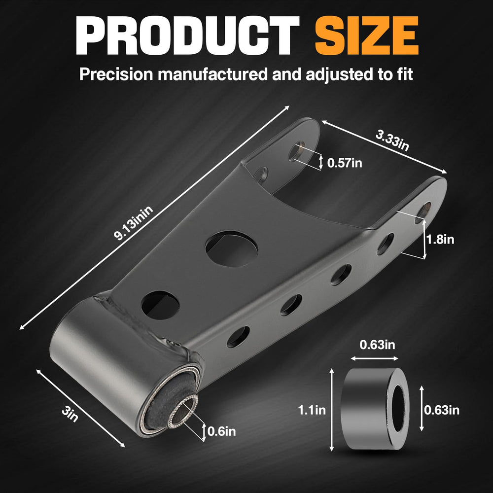 Weileite hardware and bolts included for secure fit.