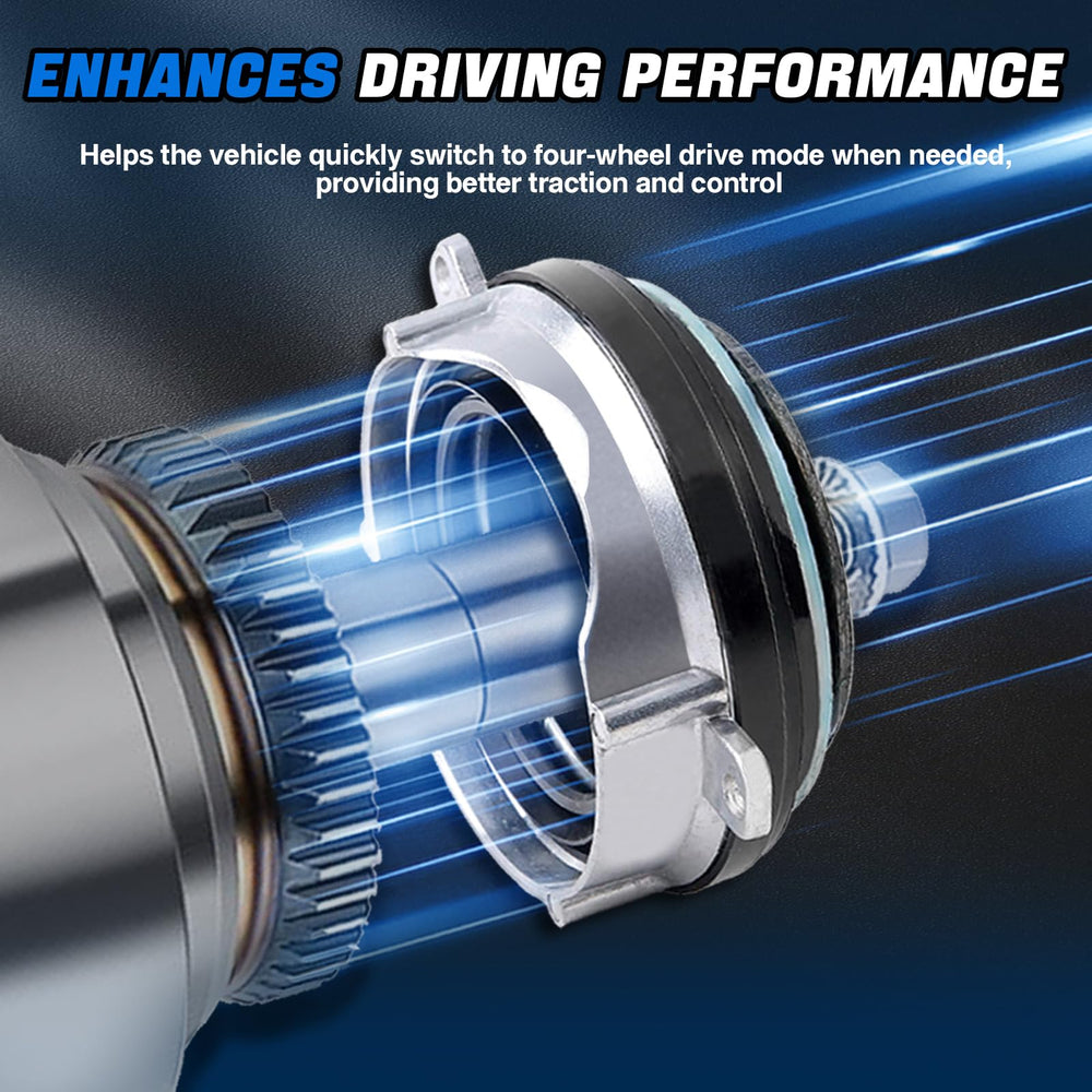WEILEITE hub locking actuator close-up emphasizes corrosion-resistant materials