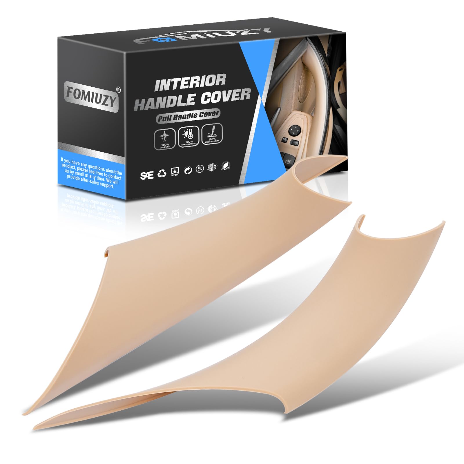 WEILEITE door pull cover for BMW front left protects interior from wear.